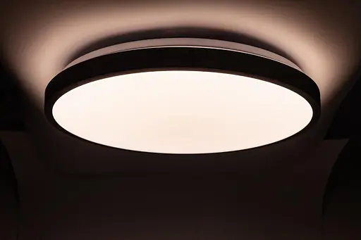 Потолочный светильник RING матовый 30W 395*60мм 4000К черный - фото 4