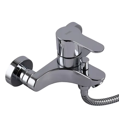 Смеситель для ванной TRES BM-TRES 117170 одноручный с душем и стационарным изливом для комфортного использования - фото 2