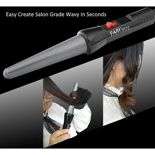 Набор для завивки волос и мини-утюжки для волос FARI Travel 2 в 1 керамические турмалиновые - фото 4