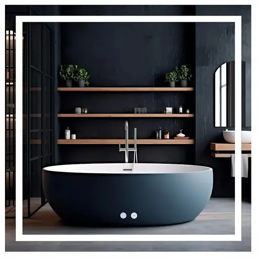 Дзеркало Qtap Mideya (MI1) квадратне з LED-підсвічуванням Touch QT2078NCF808048477 - фото 1