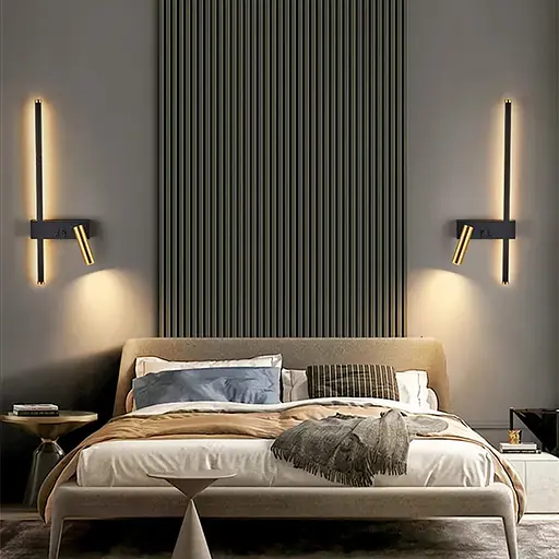 Лінійний бра Vogue зі спотом права Line F WB 10/2 R BK - фото 2