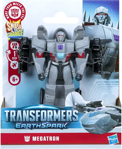Трансформер Transformers EarthSpark 1-Step Smash Changers Megatron Action Figure (G0742_G0997) - фото 4