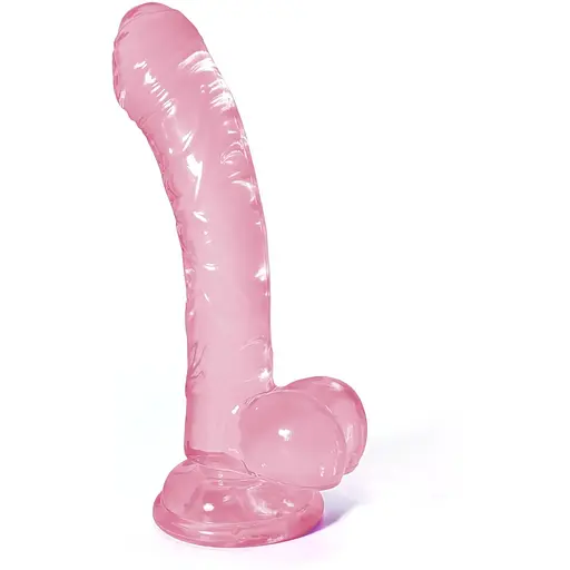 Фалоімітатор Crushious Hudini Jelly 17.5 см (рожевий)