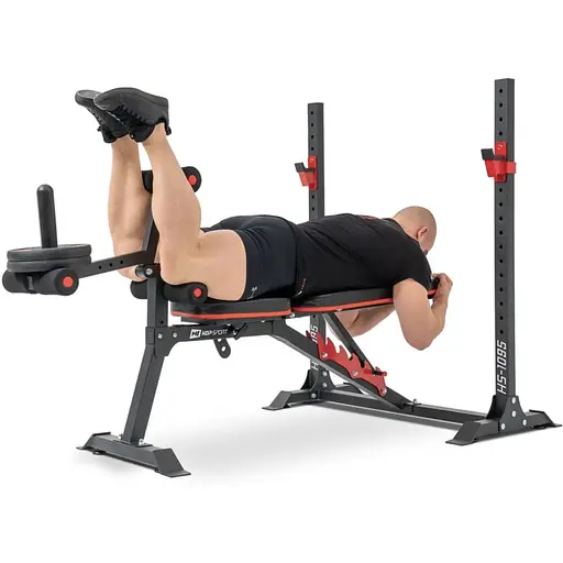 Лавка тренувальна Hop-Sport HS-1095 з партою Скотта - фото 10