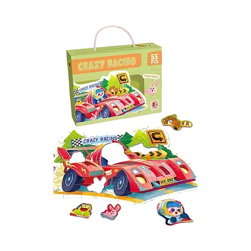 Пазлы "Лесные гонки", 53 элемента, 88737