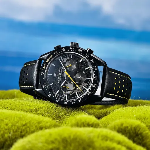 Наручные часы мужские PD-1779 Black-Yellow Pagani Design acs0031210 - фото 5