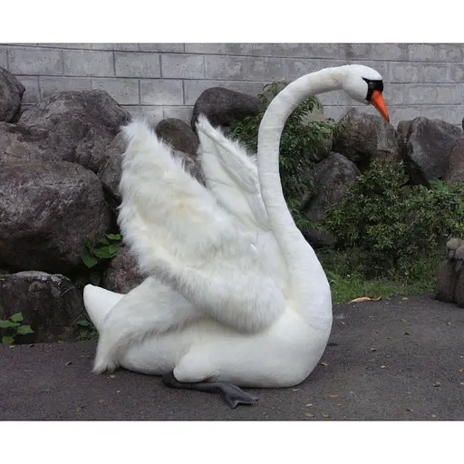 М'яка іграшка Hansa Лебідь білий 125 см (4610) - фото 2