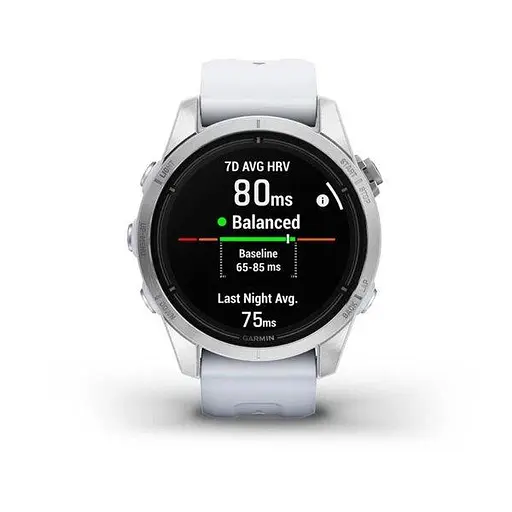 Смарт-часы Garmin Epix Pro Gen 2 42 mm Silver w. Whitestone Band (010-02802-00/01) - фото 4