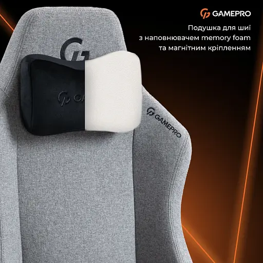 Геймерское кресло GamePro GC775G Fabric Gray [148907] - фото 9