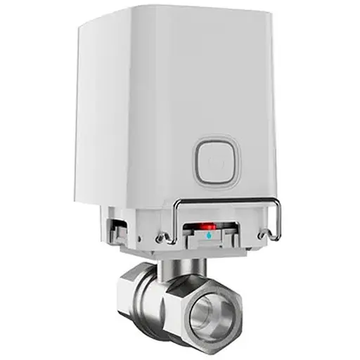 Ajax Розумний кульовий кран WaterStop 1" Jeweler, бездротовий, білий