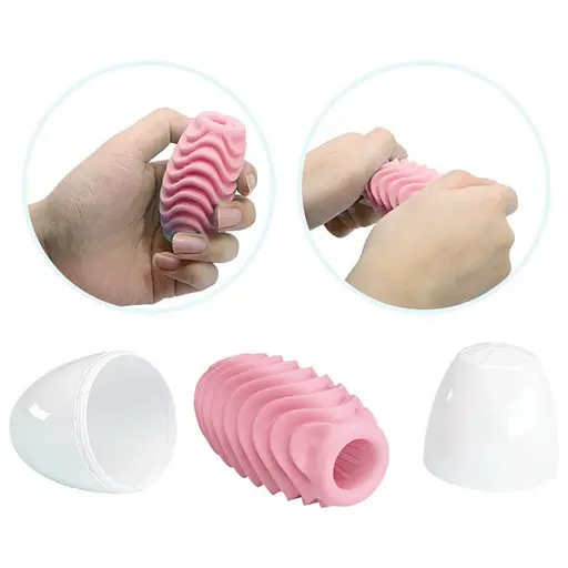 Мастурбатор яйце Pretty Love Passionate Double Sided Egg рожевий - фото 3