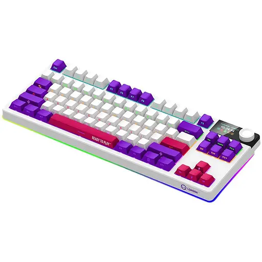 Клавіатура Lorgar KBP70TKLW Pro Wireless TKL EN/UA White (LRG-KBP70TKLW-WH-US) - фото 4