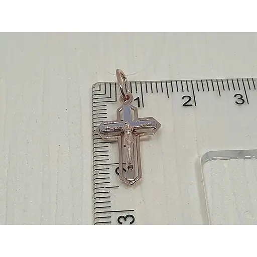 Золотий хрестик Sova jewelry house. Розп'яття Христа. 3009655112 - фото 4