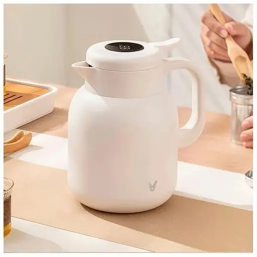 Термос з екраном Xiaomi Viomi Thermos Pot 1.5L (VBTEA01) білий - фото 5