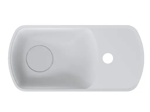 Умивальник Miraggio Helix L matt 0001629, Білий матовий - фото 3