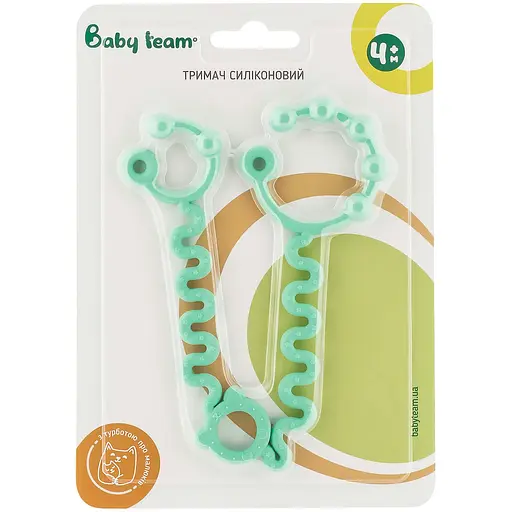 Держатель Baby Team силиконовый (3380_бирюзовый) - фото 2