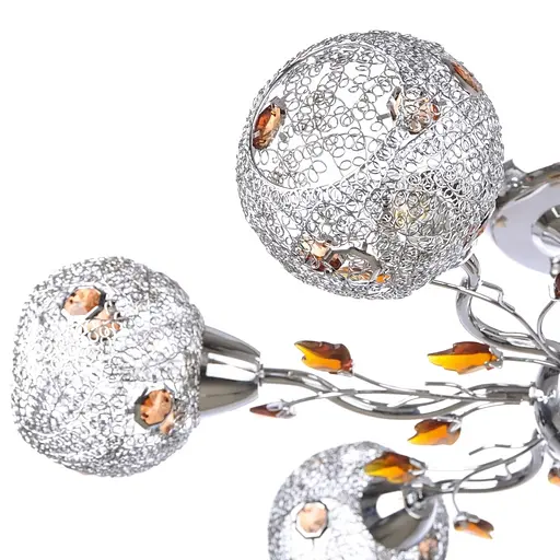 Люстра потолочная Brille галогенная флористика G9 40W G (BR-368C/6) - фото 3