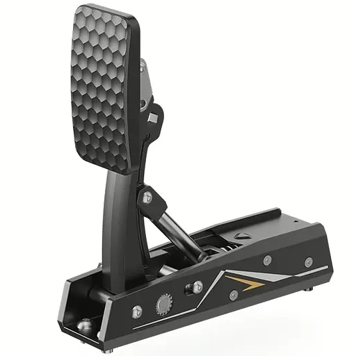 Комплект педалей MOZA CRP2 USB тензодатчик 200 кг карбонова підставка чорний - фото 4