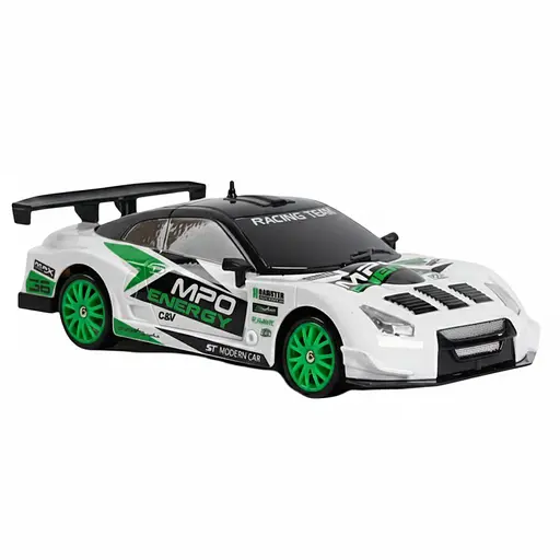 Радиоуправляемая Машина SC 24 A 07, Аккумулятор 3.7V, Подсветка фар, Сменные колеса, Дорожные конусы, Белая