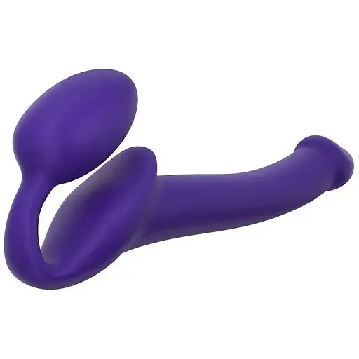 Безремневий страпон Strap-On-Me Violet S повністю регульований діаметр 2.7 см - фото 2