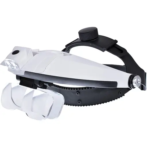 Лупа бинокулярная с Led подсветкой 1X 3.5 X увеличение Magnifier 81001-H - фото 1