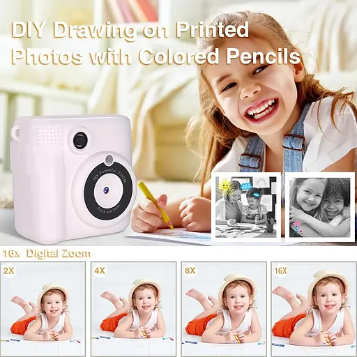 Камера мгновенной печати для детей 6-12 лет - фото 5