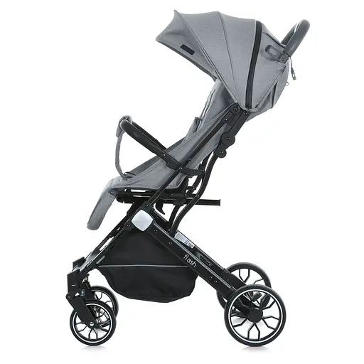 Детская прогулочная коляска-книга Bambi M 5727-1 Flash Silver Gray - фото 2