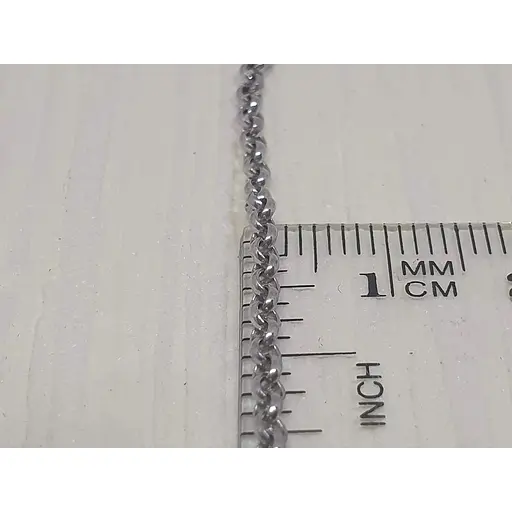 Срібний ланцюжок Аметист Ролло 32035КР-Р 50 - фото 3