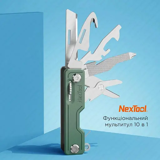 Мультитул Nextool Multi Functional Knife зелений - фото 8
