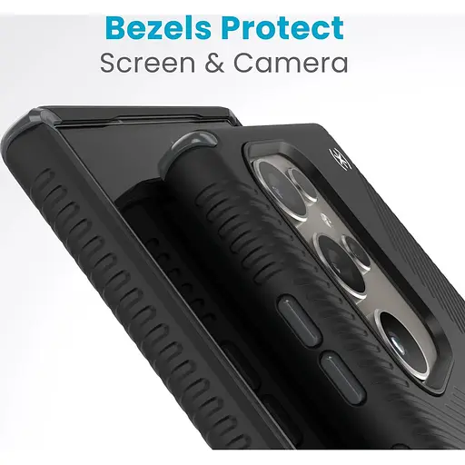 Оригинальный противоударный чехол для Samsung Galaxy S24 Ultra Speck Presidio2 Grip Black 150619-3205 - фото 6