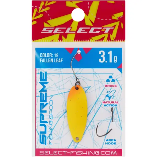 Блешня Select Supreme 3.1g 34mm #19 Fallen Leaf - фото 2