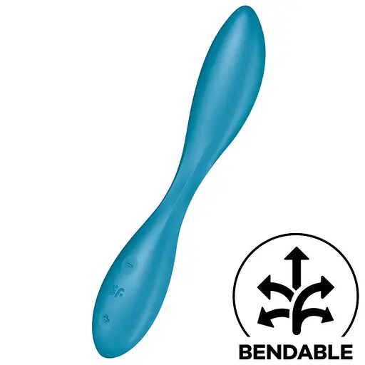 Вібратор Satisfyer G-Spot Flex 1 19.5 см блакитний - фото 3