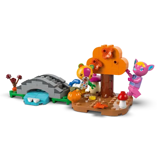 Уценка. Конструктор LEGO Animal Crossing Творческие дома: сезоны развлечений 814 деталей (77057) - фото 4