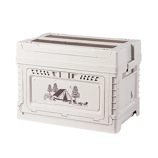 Туристичний складний контейнер ящик Naturehike CNH22SN019 50л + 5л (Світло-сірий)