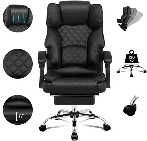 Офисное кресло Hanert Prestige Black - фото 2