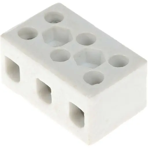Клеммная колодка Brille KK-1A/15A Porcelan Terminal Block 138175