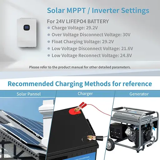 Аккумулятор Kepworth LiFePO4 24V 25.6V/200Ah/5120Wh (KW-24-200) [125493] - фото 5