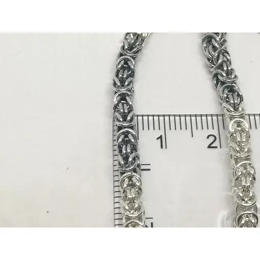 Серебряный браслет Стерлинг 9 (Фантазийное). 50181 18,5 - фото 3