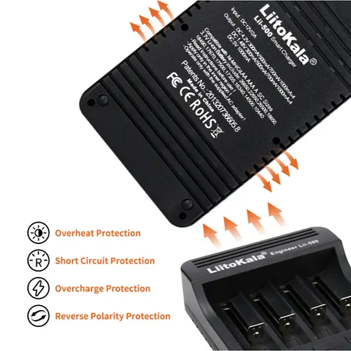 Зарядний пристрій Liitokala Lii-500 EU - фото 5