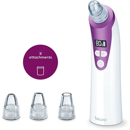 Масажер Beurer для обличчя вакуумний, акумулятор, USB, 3 режими, білий - фото 4