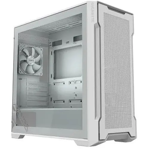 Корпус Gigabyte C102 GLASS, белый, Mid Tower, без БП, для Micro ATX/Mini ITX, 2xUSB 3.0, макс. CPU – 165 мм/VGA – 410 мм, - фото 1