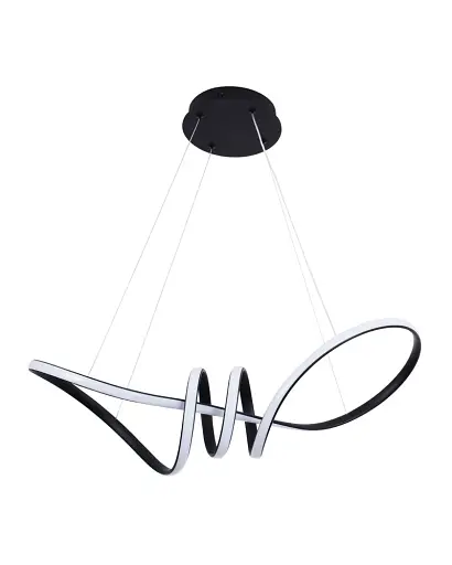 Подвесной светильник, люстра Goldlux 331847 Flavia XL LED 1x44W 4000K 5300Lm IP20 черный - фото 1