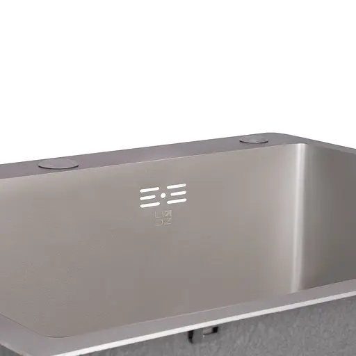 Кухонна мийка Lidz H6050G 3.0/0.8 мм Brush Grey (LDH6050GPVD3008), Сірий - фото 5