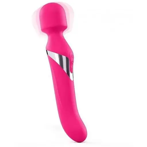 Вибромассажер 2 в 1 Dorcel Dual Orgasms Magent классический массажер и вибратор с жемчужным массажем - фото 3