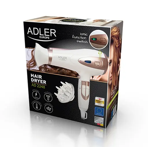 Фен для волосся Adler AD 2248 з іонізатором 2400 Вт - фото 6
