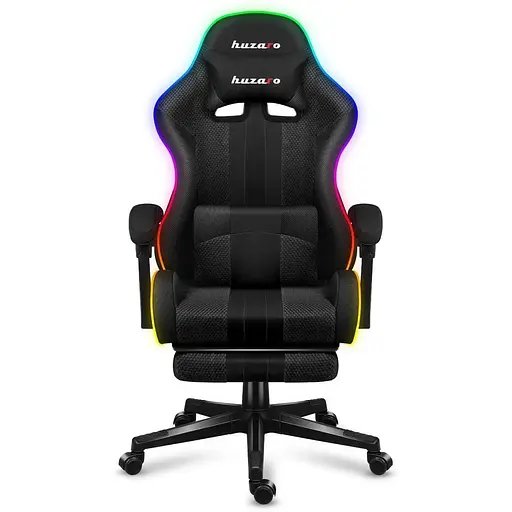 Комп'ютерне крісло Huzaro Force 4.7 Black (тканина) - фото 3