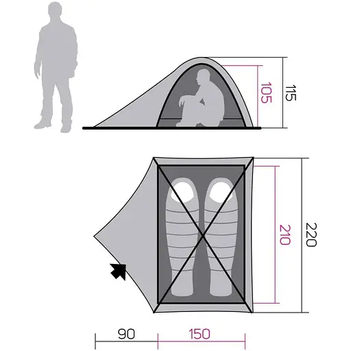 Намет Hannah Tycoon 2 Cool high rise - фото 5