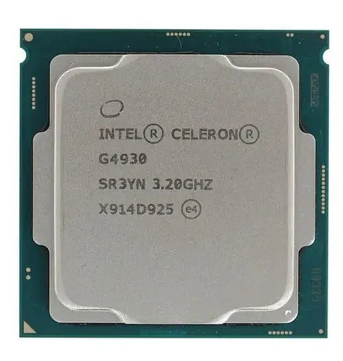 Процесор Intel Celeron G4930 (CM8068403378114) (Socket 1151 v2, 2T, 3.2 ГГц, Tray) Б/в - фото 1