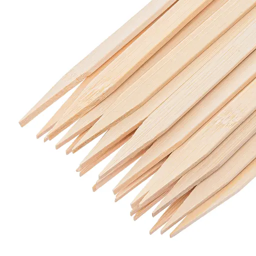 Шпажки бамбукові палички для шашлику канапе 40 см (довжина 400 мм) 25шт/уп., Kitchen Master Бежевий 86310 - фото 6