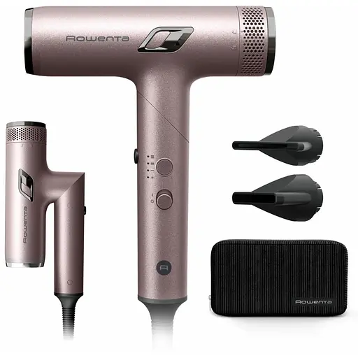 Фен Rowenta T-Shape Maestria Nano Foldable 1700 Вт розовый (HY8530E0) - фото 2